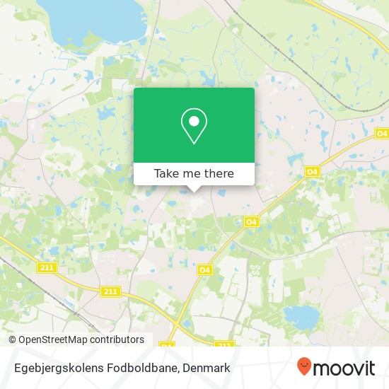 Egebjergskolens Fodboldbane map