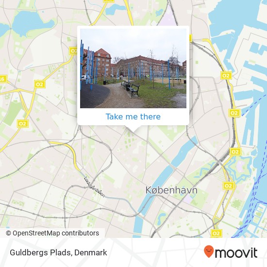 Guldbergs Plads map