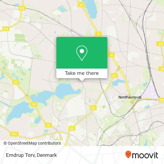 Emdrup Torv map