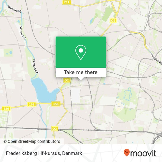 Frederiksberg Hf-kursus map