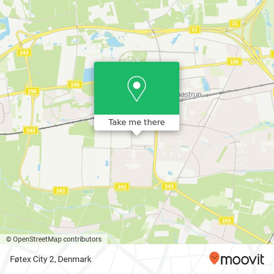 Føtex City 2 map