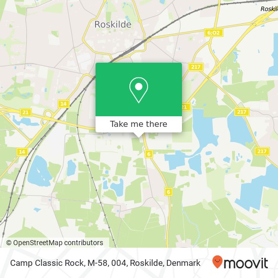 Camp Classic Rock, M-58, 004, Roskilde map