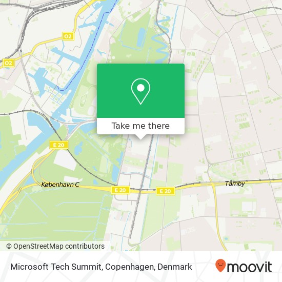 Microsoft Tech Summit, Copenhagen map