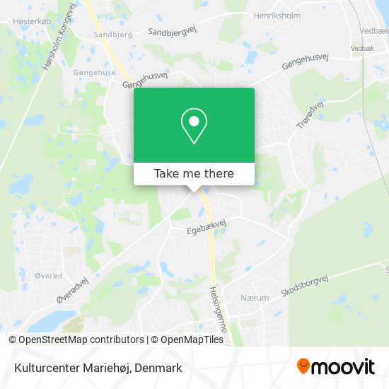 Kulturcenter Mariehøj map