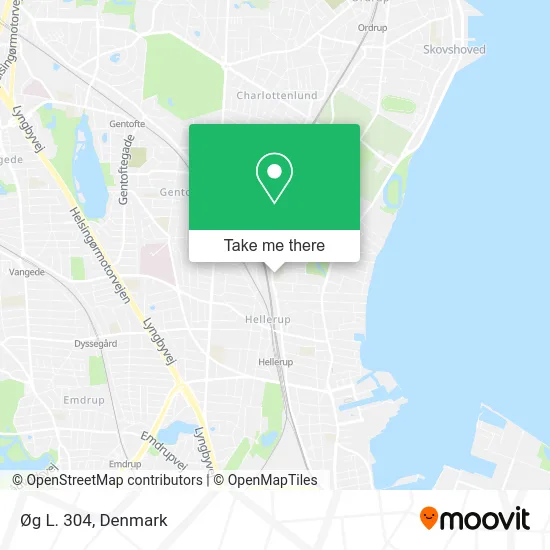 Øg L. 304 map