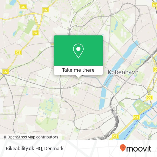 Bikeability.dk HQ map