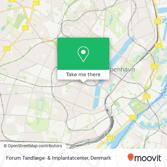 Forum Tandlæge- & Implantatcenter map