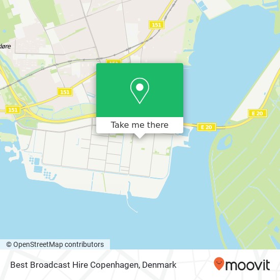 Best Broadcast Hire Copenhagen map