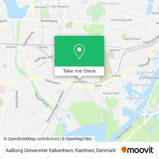 Aalborg Universitet København, Kantinen map