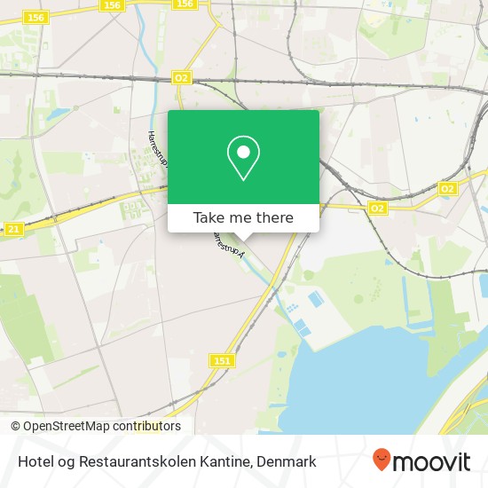 Hotel og Restaurantskolen Kantine map