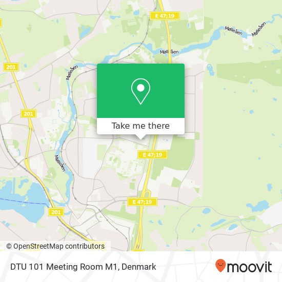 DTU 101 Meeting Room M1 map