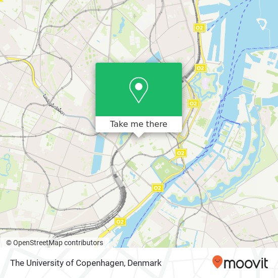 The University of Copenhagen map