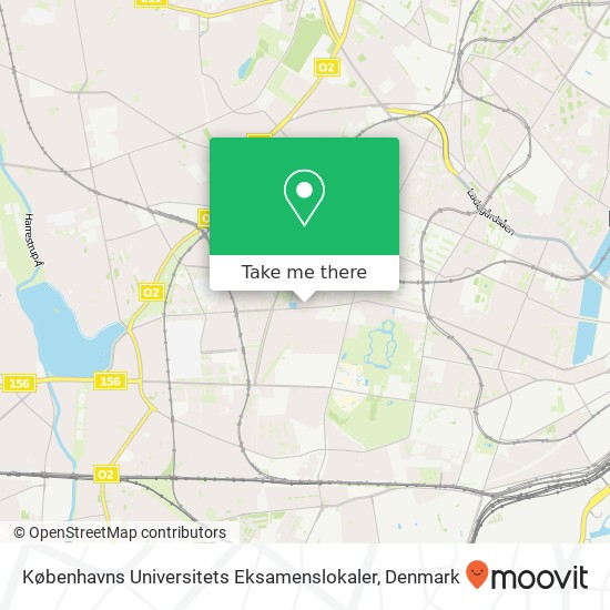 Københavns Universitets Eksamenslokaler map