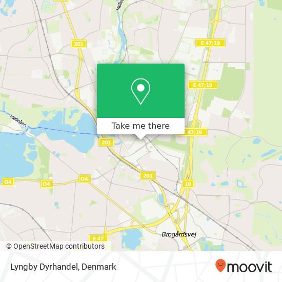 Lyngby Dyrhandel map