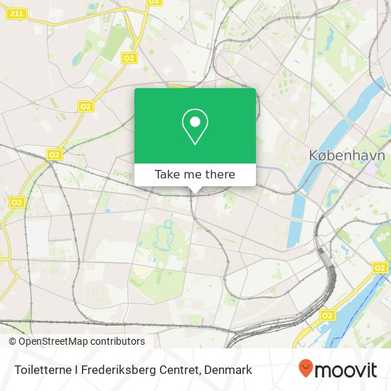 Toiletterne I Frederiksberg Centret map