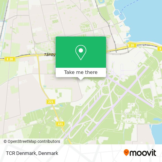 TCR Denmark map