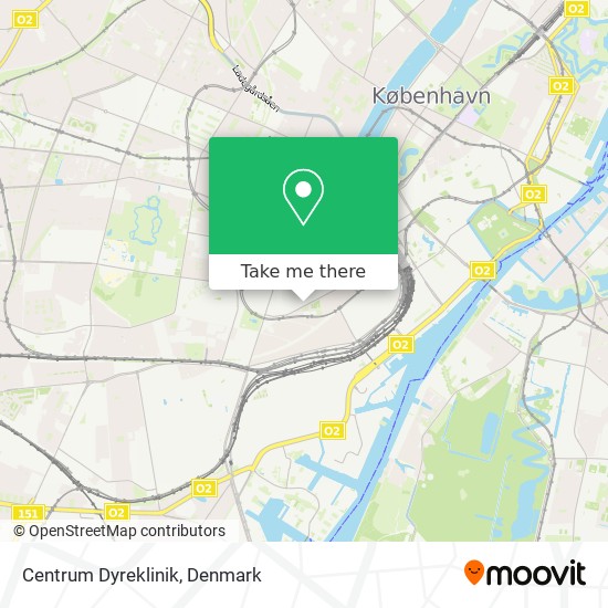 Centrum Dyreklinik map