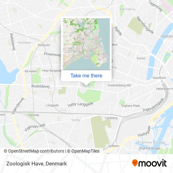 Zoologisk Have map