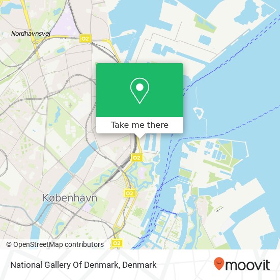 National Gallery Of Denmark map