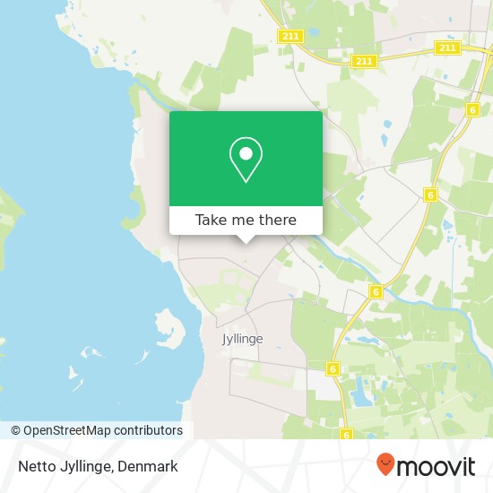 Netto Jyllinge map