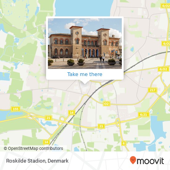 Roskilde Stadion map