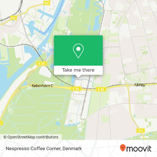 Nespresso Coffee Corner map
