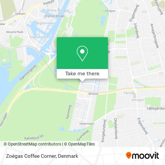 Zoégas Coffee Corner map