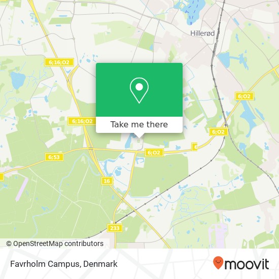 Favrholm Campus map