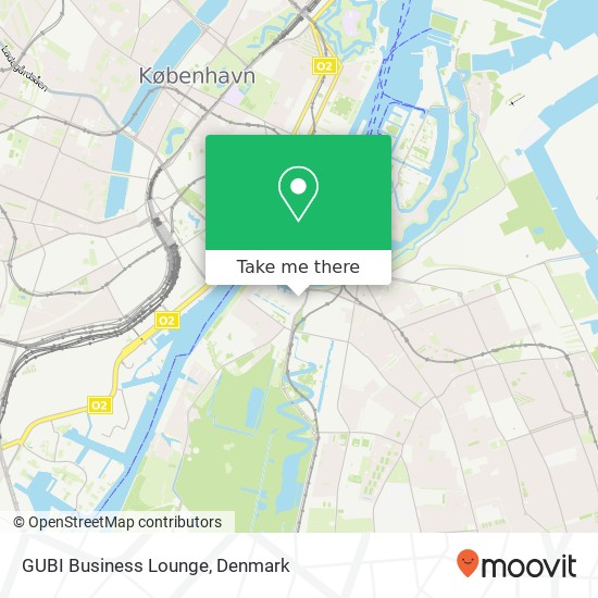 GUBI Business Lounge map