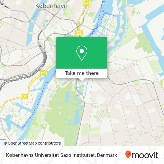 Københavns Universitet Saxo Instituttet map