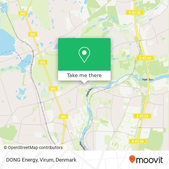DONG Energy, Virum map