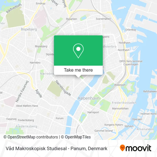 Våd Makroskopisk Studiesal - Panum map