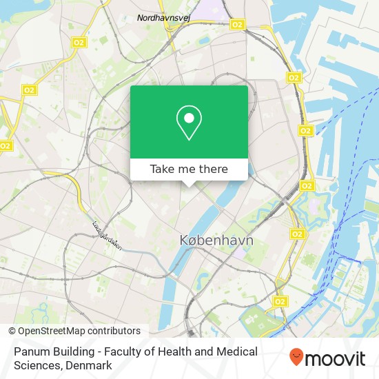 Panum Building - Faculty of Health and Medical Sciences map