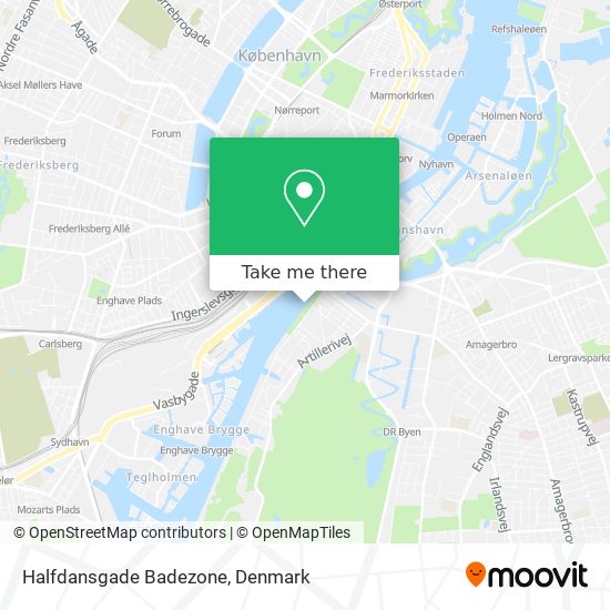Halfdansgade Badezone map