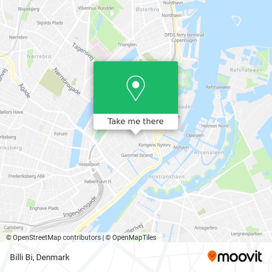 bind Accor privilegeret How to get to Billi Bi in København by Bus, Train or Metro?