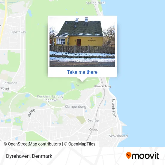 Dyrehaven map
