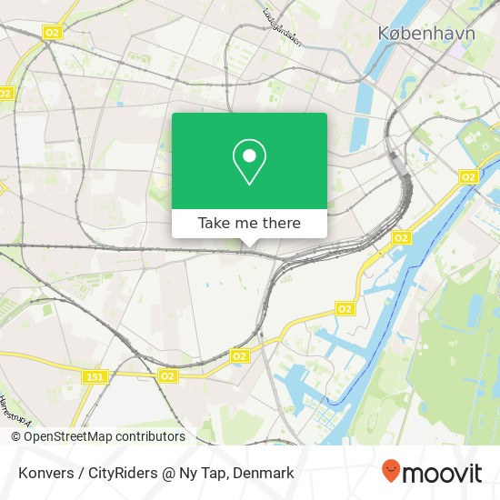 Konvers / CityRiders @ Ny Tap map