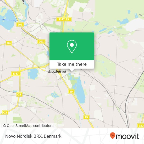 Novo Nordisk BRX map