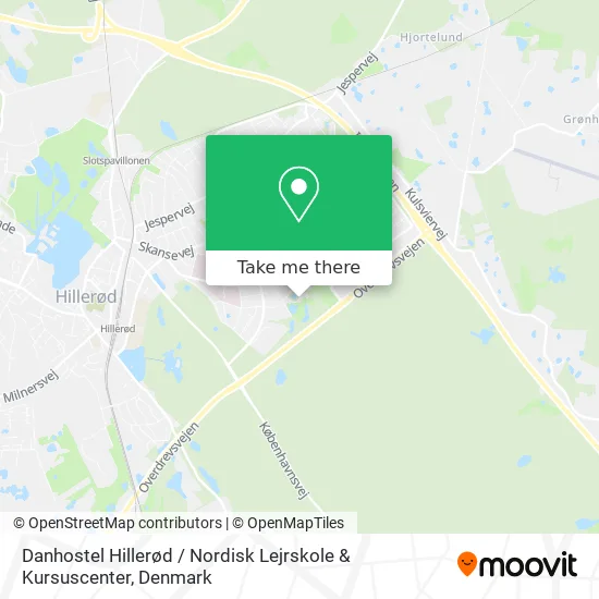 Danhostel Hillerød / Nordisk Lejrskole & Kursuscenter map