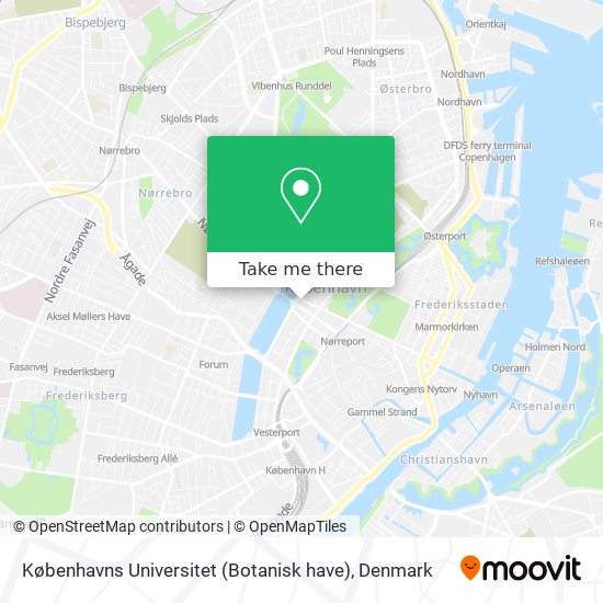 Københavns Universitet (Botanisk have) map