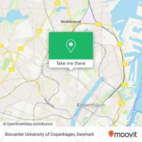 Biocenter University of Copenhagen map