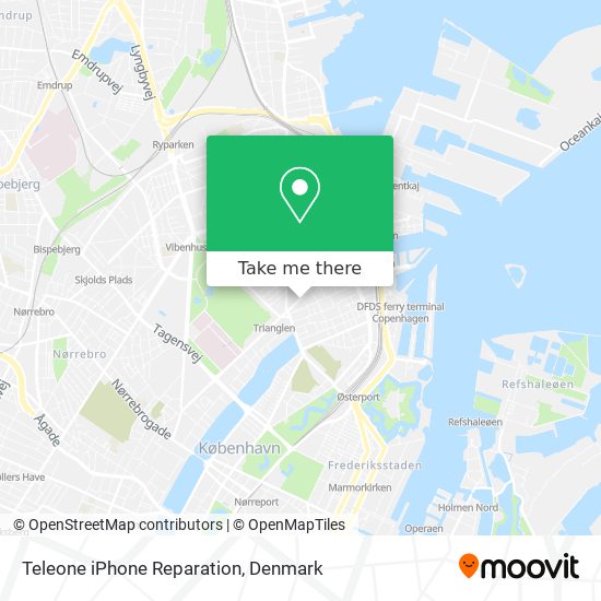Teleone iPhone Reparation map