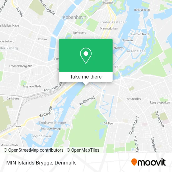 MIN Islands Brygge map