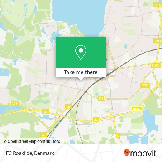 FC Roskilde map
