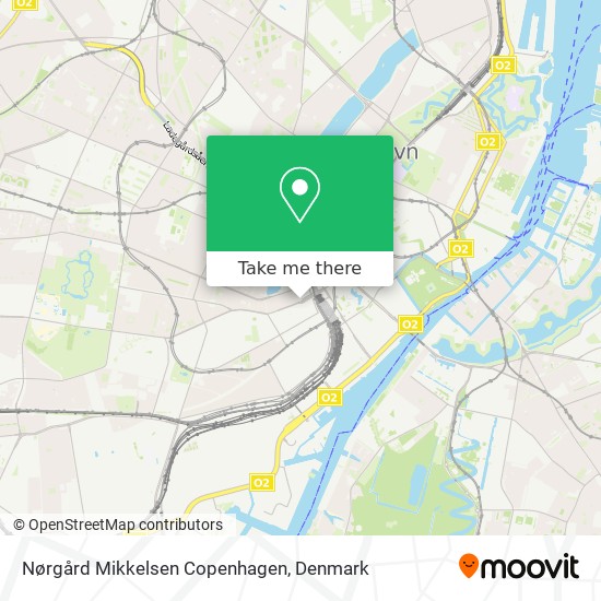 Nørgård Mikkelsen Copenhagen map