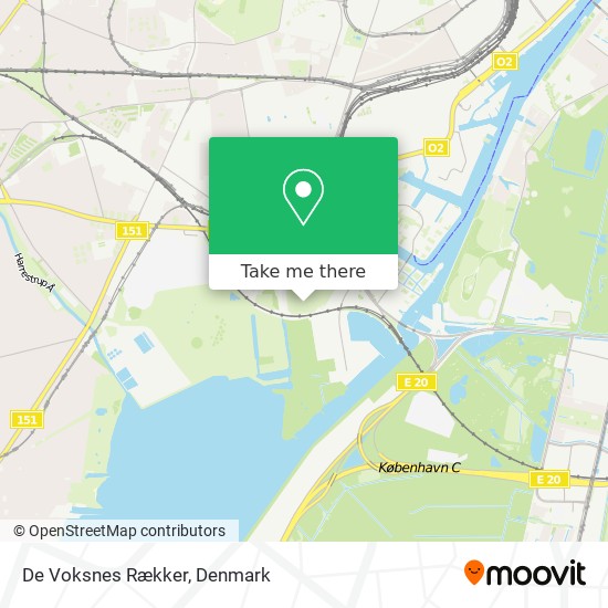 De Voksnes Rækker map