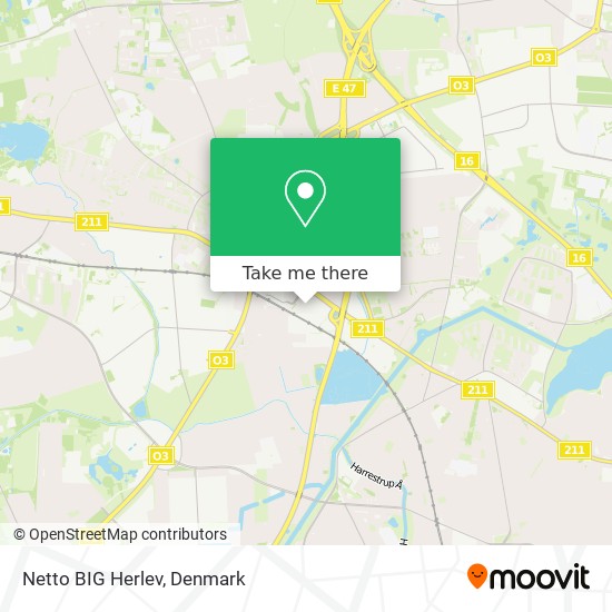 Netto BIG Herlev map