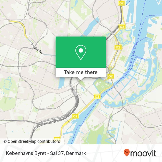 Københavns Byret - Sal 37 map