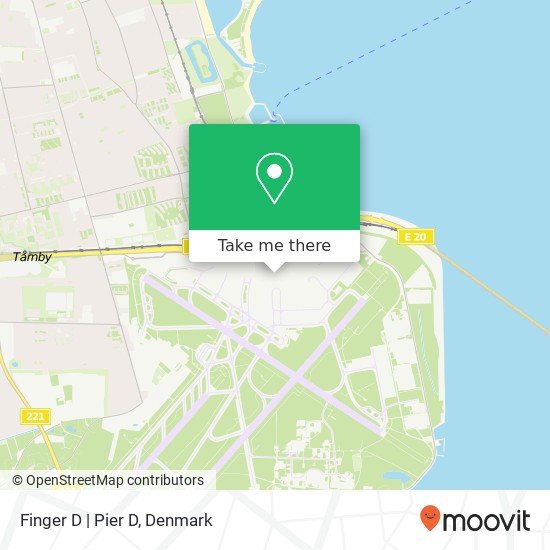 Finger D | Pier D map