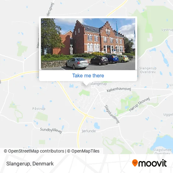 Slangerup map